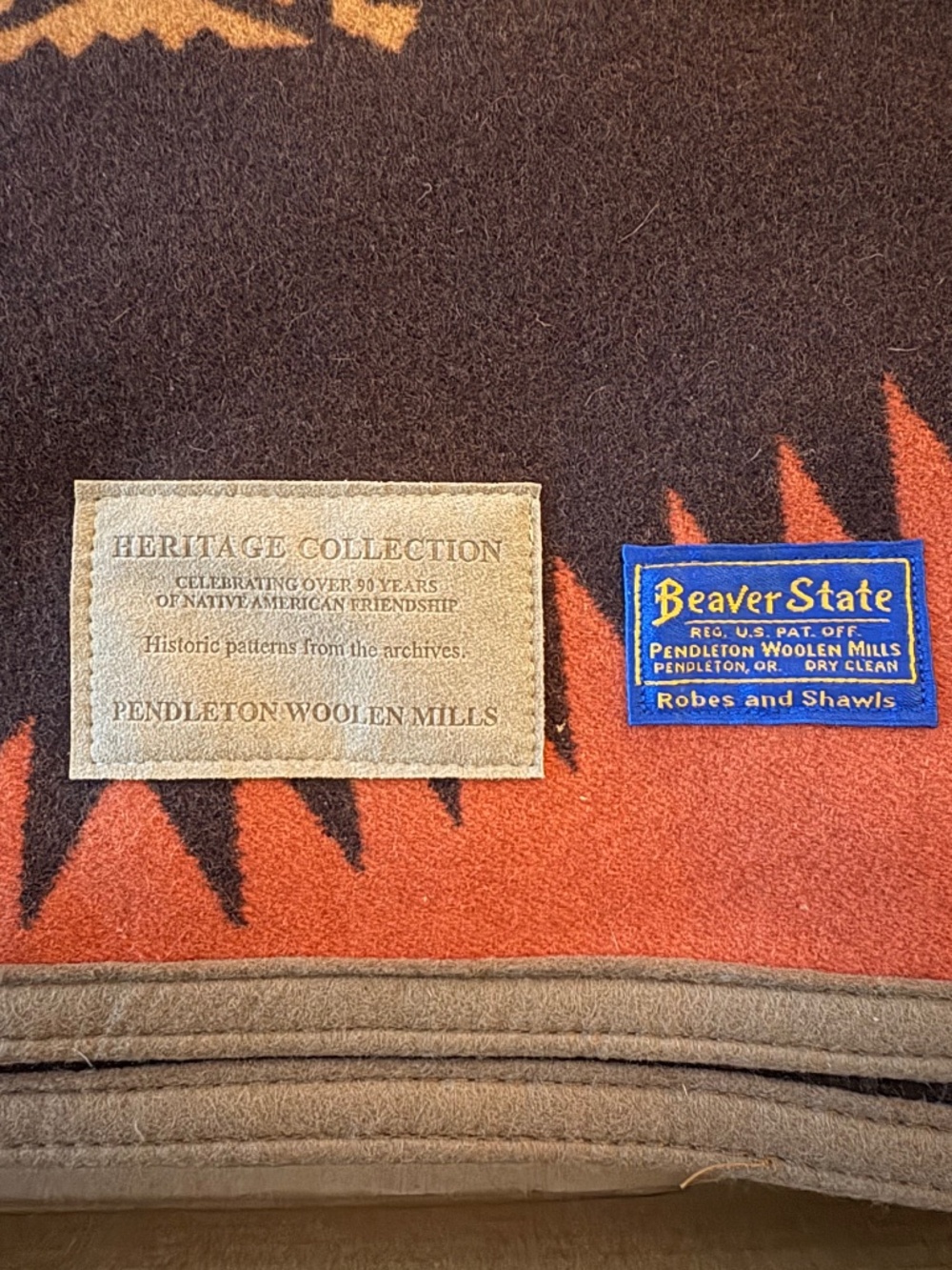 Pendleton Heritage Collection Saguaro Wool Robe Blanket New In Box